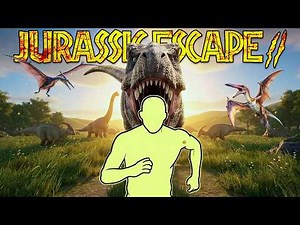 JURASSIC WORLD ESCAPE 2 🦖 Immersive Interactive Warm Up | ADVENTURE WORKOUT | RUN FROM THE T-REX!