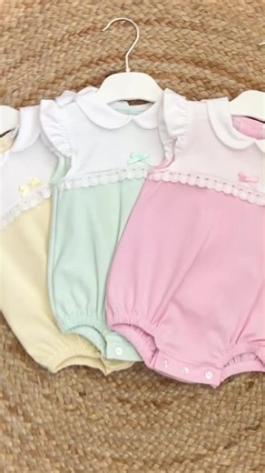 Cute 💗 These little sets are so cute and ideal for warmer days or holidays Available in mint pink and lemon #baby #babies #girls #fypシ゚viral🖤tiktok #babyboutique