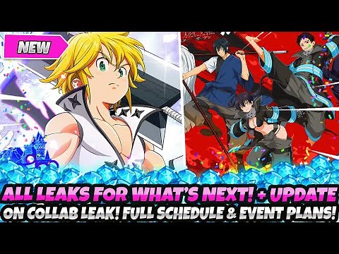 *ALL LEAKS FOR WHAT'S NEXT!* UPDATE ON COLLAB LEAK! FULL SCHEDULE & EVENT PLANS! (7DS Grand Cross