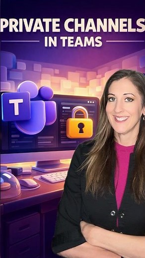 Unlock Secret Group Chats- Create Private channels in Teams #shorts
