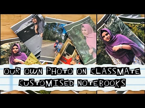 Your own photo on classmate notebook|How To Customize Your Own Classmate Notebook|Classmate Notebook