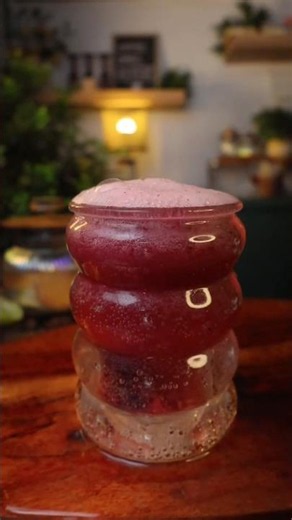 Mulberry Soda Shot