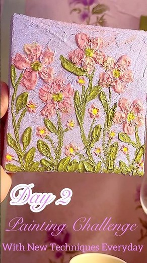 Easy Painting Ideas using new technique| Easy 3D painting with baking soda | #painting #trending