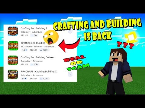 Crafting And Building IS BACK ON PLAYSTORE ( SCAM OR REAL )