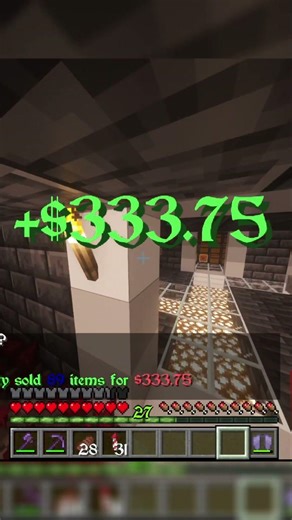 What are the best money making methods? #server #smp #minecraft