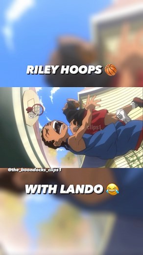The Boondocks Clips 🥷🏽🎥 | RILEY HOOPS 🏀 WITH LANDO 😂 S3 E10 “The Story of Lando Freeman” #theboondocks #boondocks #riley #huey #granddad #black #culture #theculture... | Instagram