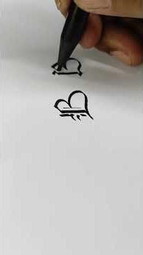 Belajar Kaligrafi untuk Pemula *Huruf Latin* #belajarkaligrafi #kaligrafipemula #calligraphy