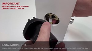 HomeKit Lock Over 𝗧𝗛𝗥𝗘𝗔𝗗 Smart Fingerprint Lock with Keypad Door Knob, HomeKit Hub 𝗥𝗲𝗾𝘂𝗶𝗿𝗲𝗱, 𝗶𝗢𝗦 𝗢𝗡𝗟𝗬 for Interior Door, Bedroom, Office, MK1 Titanium