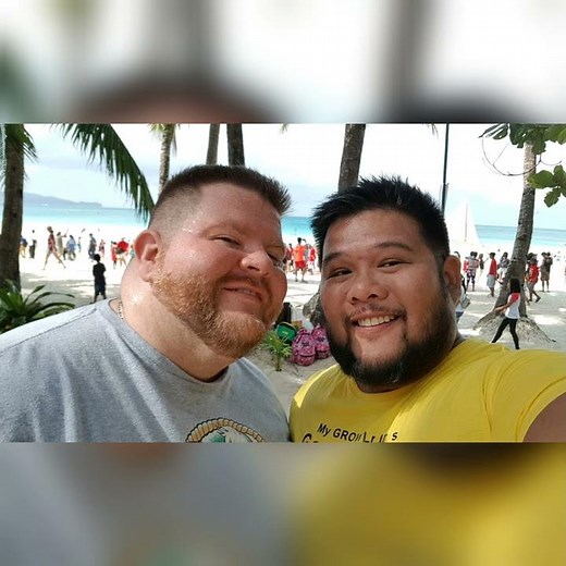 Slow motion fat guys