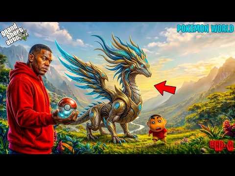GTA 5 : Franklin And Shinchan Found A Secret Way To Pokemon World In GTA 5 Telugu PART 6 | #gta5