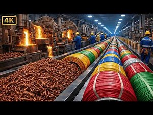 How Scrap Copper Is Recycled Into New Wires | Full Industrial Process