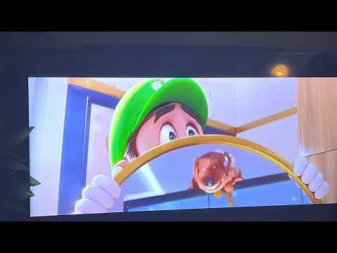 Francis the dog attacks mario and luigi (the super Mario bros movie 2023) credit goes to ​universal