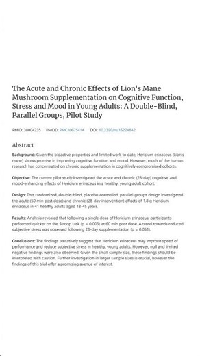 This is what lion's mane actually does to your reaction time