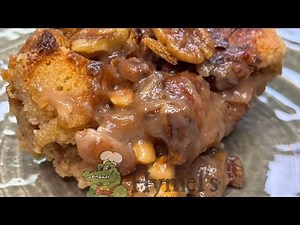 Bread Pudding with Pecan Bourbon Sauce