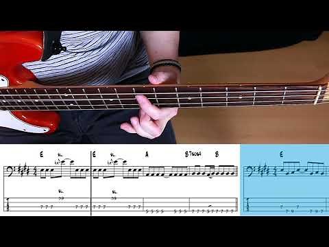 Bruce Springsteen - Born To Run (Bass cover with tabs)