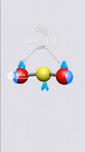SO₂ EXPOSED! Lewis Structure, Bond Angle & Polarity, Chemistry in 55 Seconds ⚡#science #chemistry