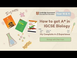 How to SCORE A*/9 In IGCSE Biology (0610/5090) in 2024 📚