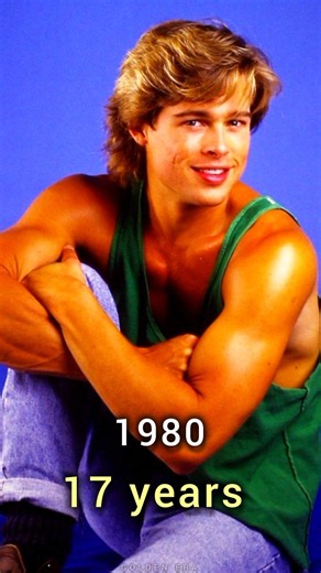 Brad Pitt Evolution (1980–2026) | From Young Actor to Hollywood Legend🔥#bradpitt #shorts #hollywood