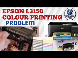EPSON L3150 COLOUR PRINTING PROBLEM SOLUTION