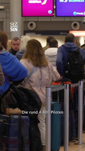 Lufthansa: Crew-Streik hat begonnen