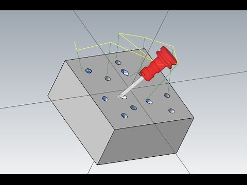 MASTERCAM MULTI-AXIS LESSON 1: MULTI AXIS DRILLING (PART.2)