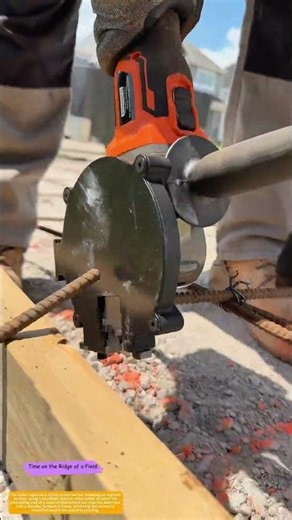 Snipping the Steel: How One Tool Cuts Rebar to Exact Length on Site