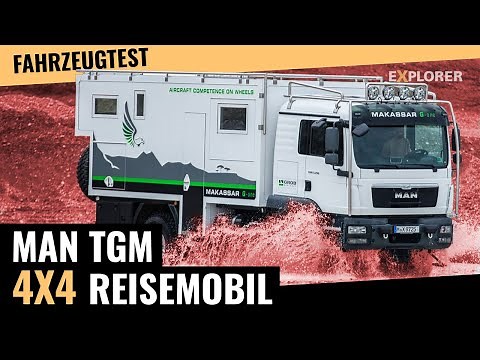 MAN TGM 13.290 Expeditionsfahrzeug ■ Test ■ Grob Aircraft Makassar G-one