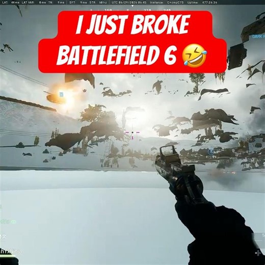 I just broke Battlefield 6🤣 #battlefield6 #ytshorts