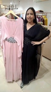 17K views · 78 reactions | Oscar Lady long one Piece Dress For all body types Fabric: Pure chinon Fully lined Length: adjustable Colour:2 Size upto 46 Go for it ..... Book on WhatsApp 9679966192 | Toast Studio | Facebook