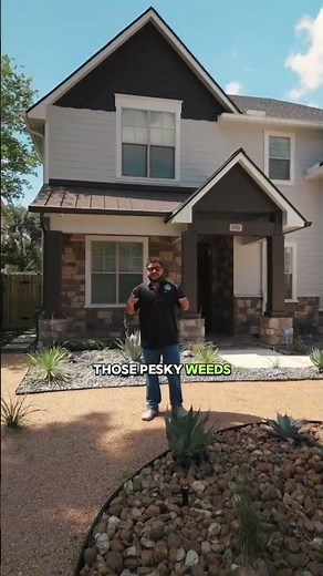 Low-Maintenance Xeriscape Front Yard Transformation | Modern Houston Landscape Design