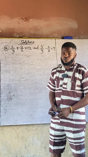Solving Simultaneous Equations Involving Fractions