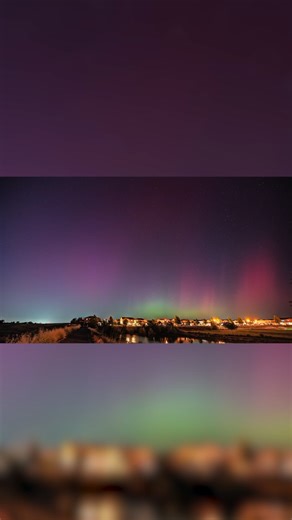 WATCH | A northern lights timelapse from Rancho Cordova in Northern California. | KCRA 3