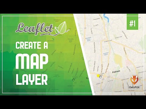 Leaflet JS Tutorial || Create A Map Layer Using Leaflet || Leaflet Series || GeoFox || Leaflet#1