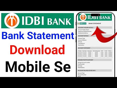 IDBI Bank statement download kaise kare | how to download statement on idbi bank | Idbi stetment