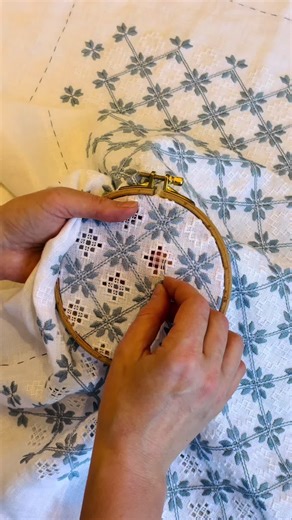 Discover the Calm of Hardanger Stitching
