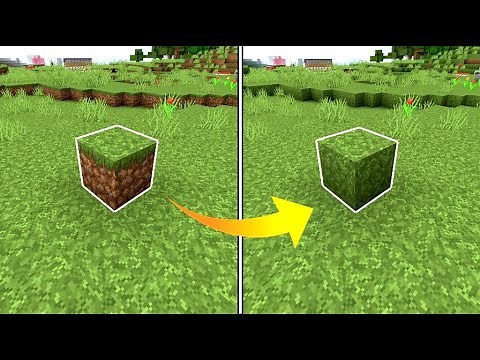 Minecraft | How to Change Grassblock in Green | Easy Trick(No Mods/Texture Packs) Only Optifine