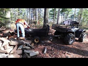 THE TENT. Getting things ready for Deer Hunting.