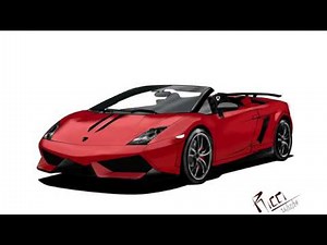 car drawing /Dibujos de autos deportivos by M.RICCI ARTE