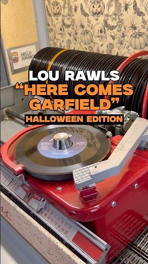Garfield’s Halloween special turns 40 this year! Let’s spin “Here Comes Garfield” from Lou Rawls.