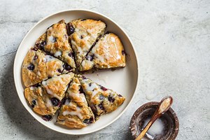 Low Calorie Lemon Blueberry Scones - Lose Weight By Eating