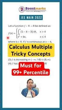 Cont + Diff + Integral + Modulus 😵 | JEE Main Trap Question #jeemains #jeeadvanced