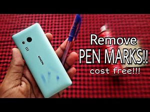 Remove ink marks from your phone | Cost free!!!