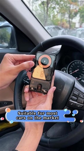 Easy-to-Use Wireless Car Phone Mount with Infrared Sensor