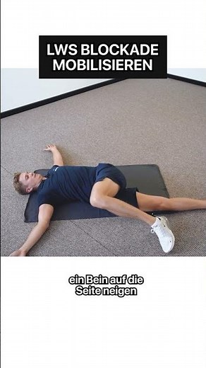 LWS Mobilisations Übung #lwsblockade #rückenschmerzen #Lendenwirbelsäule