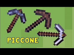 COME COSTRUIRE IL PICCONE DI MINECRAFT