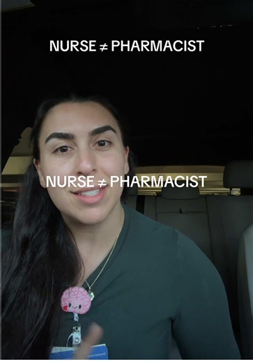 This might be a hot take… & it shouldn’t be 😶 always check with the pharmacist first ✔️ #nurse #ernurse #nurselife #nursesoftiktok #nursing