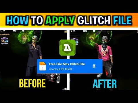 HOW TO DOWNLOAD AND APPLY FF GLITCH FILE PROCESS #glitch