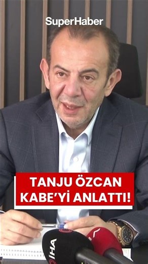 Bolu Mayor Tanju Özcan, who returned from his Umrah pilgrimage, described the Kaaba!