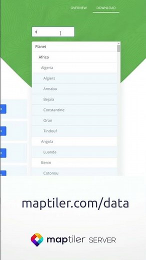 MapTiler Server: custom data #shorts