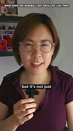 What does the baseball bat oscillate like this